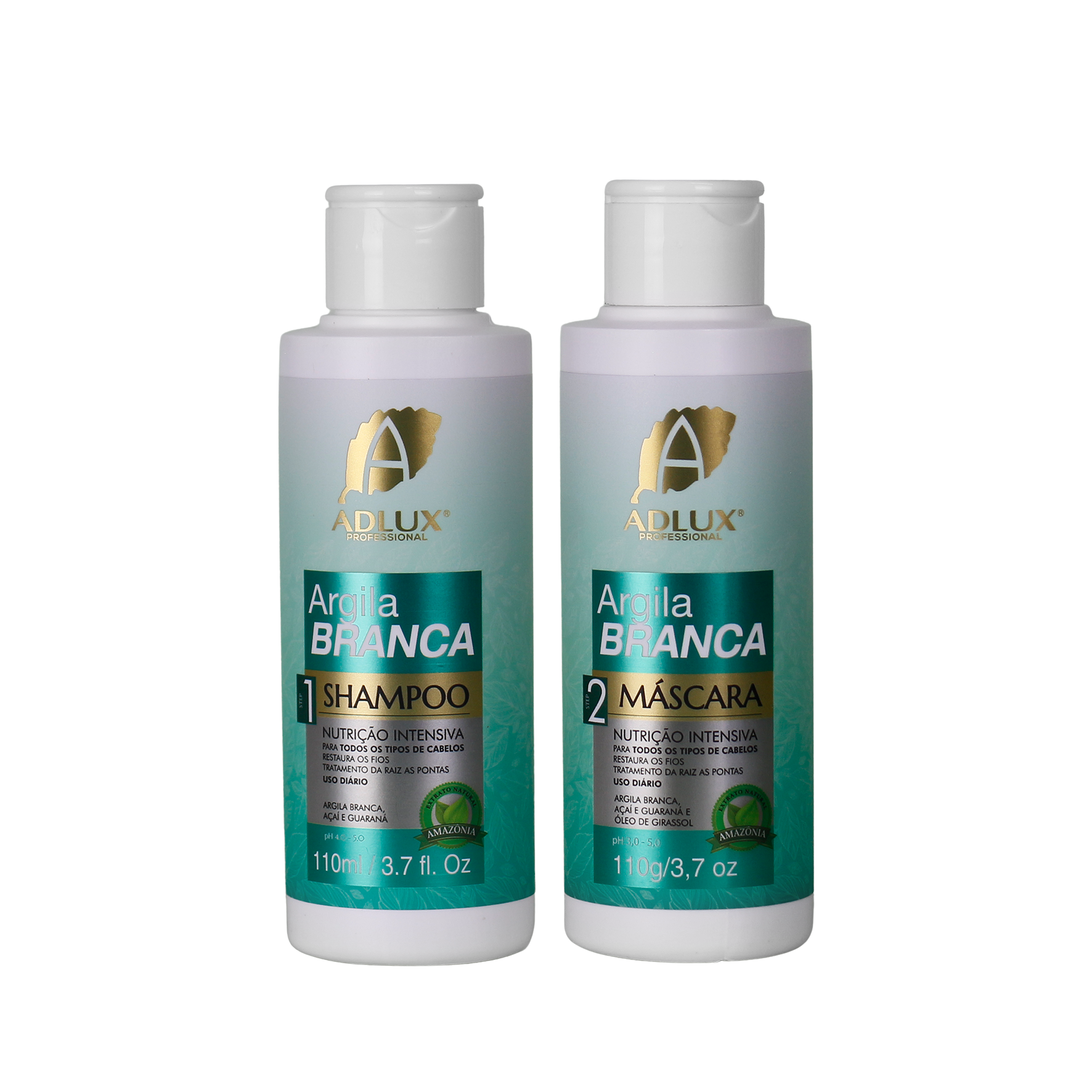 Kit Mini Argila Branca Manutenção - 110ml