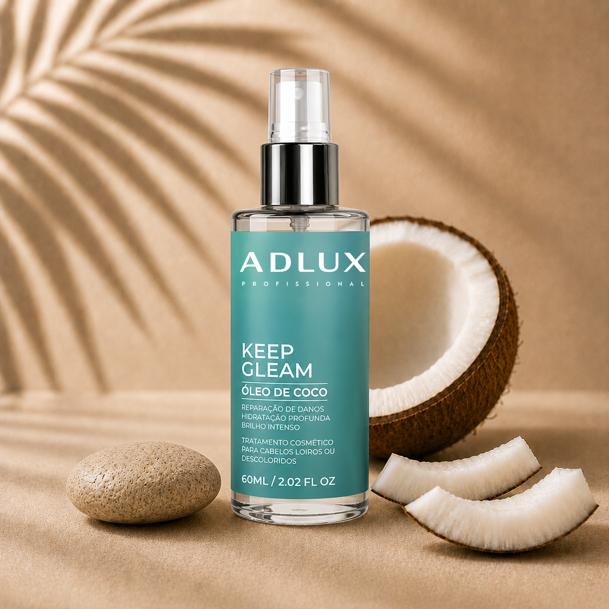 Keep Gleam Óleo de Coco Manutenção - 60ml
