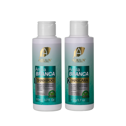 Kit Mini Argila Branca Manutenção - 110ml