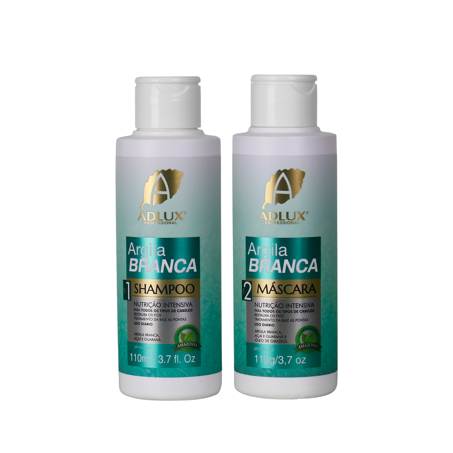 Kit Mini Argila Branca Manutenção - 110ml