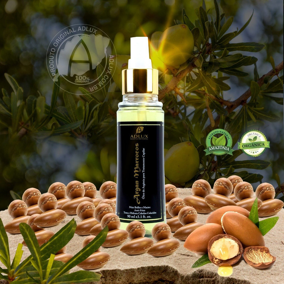 Óleo de Argan Profissional – 90ml