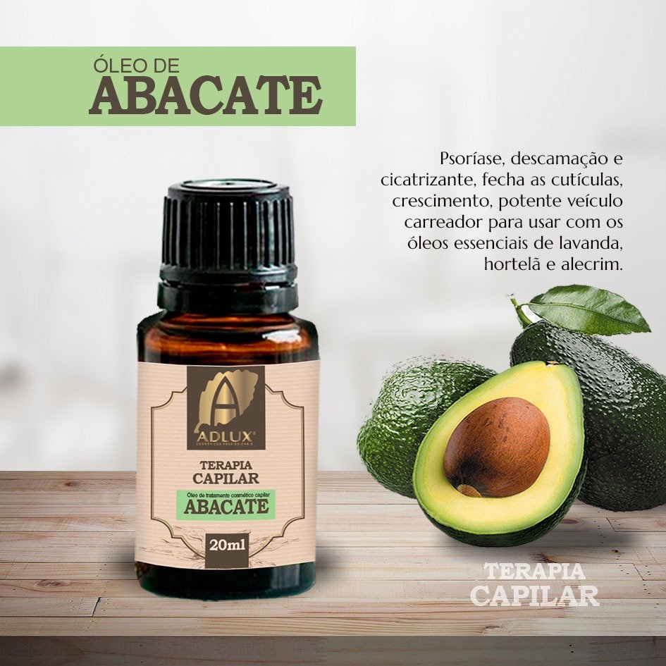 Óleo Vegetal de Abacate 20ML