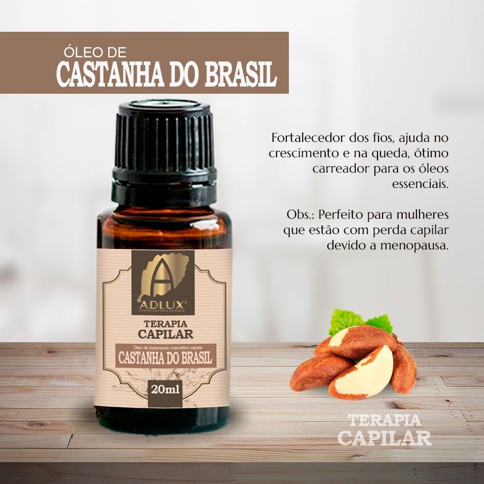 Óleo Vegetal de Castanha do Brasil 20ML