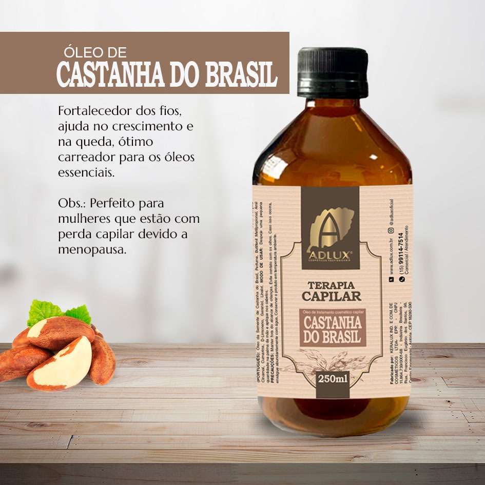 Óleo Vegetal de Castanha do Brasil 250ML