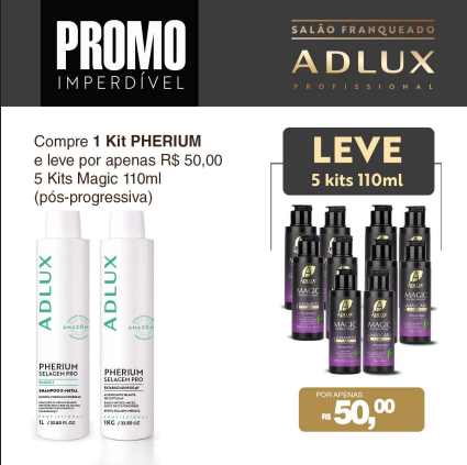 Compre 1 Kit PHERIUM e leve por apenas R$ 50,00 5 Kits Magic 110ml