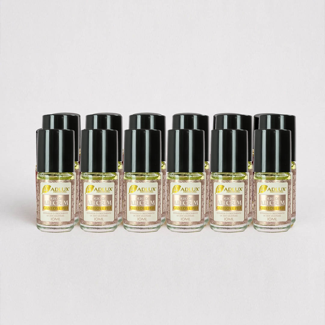 Kit 12 Óleos para Cabelo e Pele Alecrim - 10ml